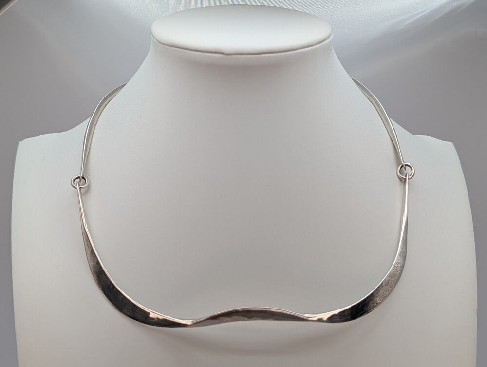 One Of A Kind Vintage Sterling Articulated Choker Necklace Annie Jägbeck Sweden